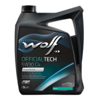 WOLF OFFICIALTECH 5W30 5LT (TAM SENTETIK) FIAT RENAULT ACEA C3 ACEA C4