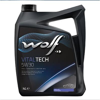 WOLF VITALTECH 5W30 4 LT. (TAM SENTETIK) OPEL GM-LL ACEA A3/B4 API CF API SL